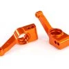 Traxxas Aluminum Stub Axle Carriers (Orange) (2)
