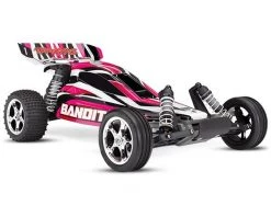 Traxxas Bandit 1/10 RTR 2WD Electric Buggy (Pink) w/XL-5 ESC, TQ 2.4GHz Radio, Battery & DC Charger