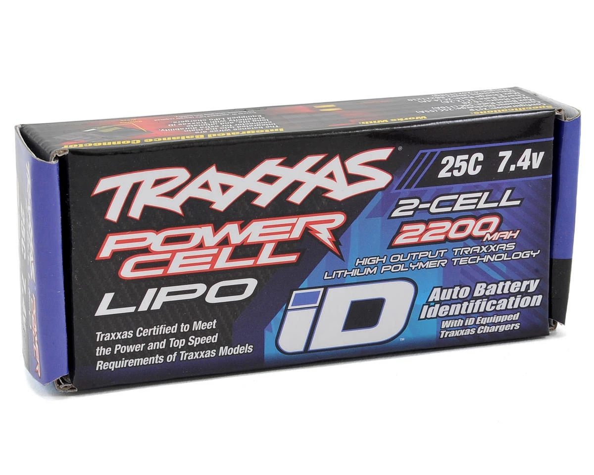 Traxxas 2S "Power Cell" 25C LiPo Battery w/iD Traxxas Connector (7.4V/2200mAh) 4 Traxxas 2S "Power Cell" 25C LiPo Battery w/iD Traxxas Connector (7.4V/2200mAh) - Image 2
