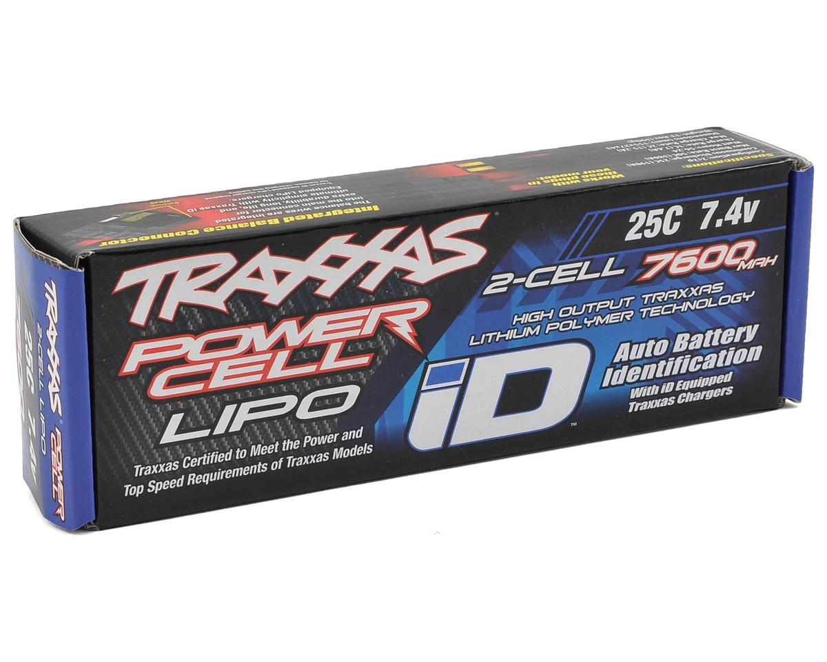 Traxxas 2S "Power Cell" 25C LiPo Battery w/iD Traxxas Connector (7.4V/7600mAh) 4 Traxxas 2S "Power Cell" 25C LiPo Battery w/iD Traxxas Connector (7.4V/7600mAh) - Image 2