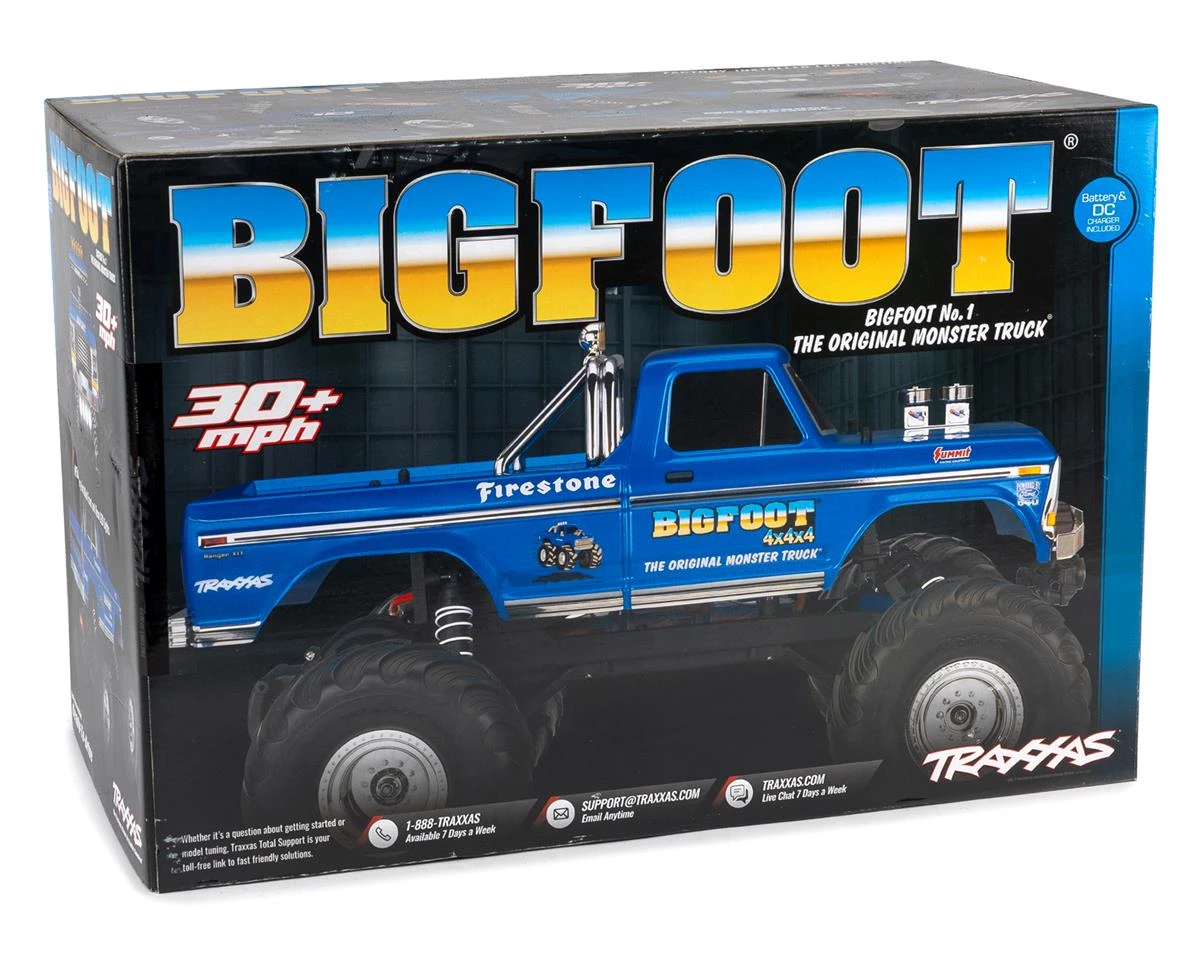Traxxas "Bigfoot" No.1 Original Monster RTR 1/10 2WD Monster Truck w/LED Lights, TQ 2.4GHz Radio, Battery & DC Charger 9 Traxxas "Bigfoot" No.1 Original Monster RTR 1/10 2WD Monster Truck w/LED Lights, TQ 2.4GHz Radio, Battery & DC Charger - Image 7