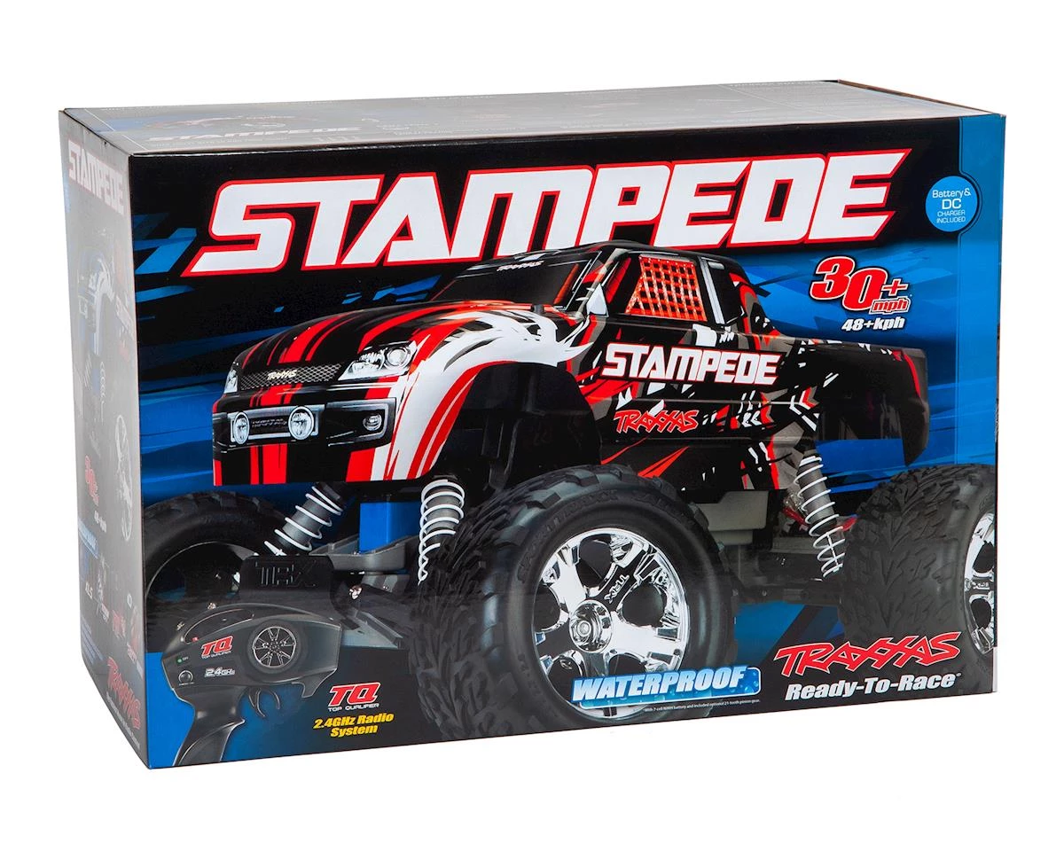 Traxxas Stampede 1/10 RTR Monster Truck (Blue) w/XL-5 ESC, TQ 2.4GHz Radio, Battery & DC Charger 9 Traxxas Stampede 1/10 RTR Monster Truck (Blue) w/XL-5 ESC, TQ 2.4GHz Radio, Battery & DC Charger - Image 7