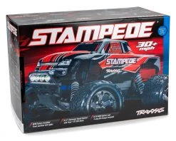 Traxxas Stampede 1/10 RTR Monster Truck (Purple) w/LED Light Set, TQ 2.4GHz Radio, Battery & DC Charger -Deals Traxxas Store tra36054 61 prpl 6