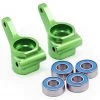 Traxxas Aluminum Steering Blocks w/Ball Bearings (Green) (2) -Deals Traxxas Store tra3636g