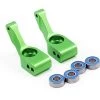 Traxxas Aluminum Stub Axle Carriers (Green) (2) -Deals Traxxas Store tra3652g