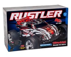 Traxxas Rustler 1/10 RTR Stadium Truck (Orange) w/XL-5 ESC, TQ 2.4GHz Radio, Battery & DC Charger -Deals Traxxas Store tra37054 1 orng 6
