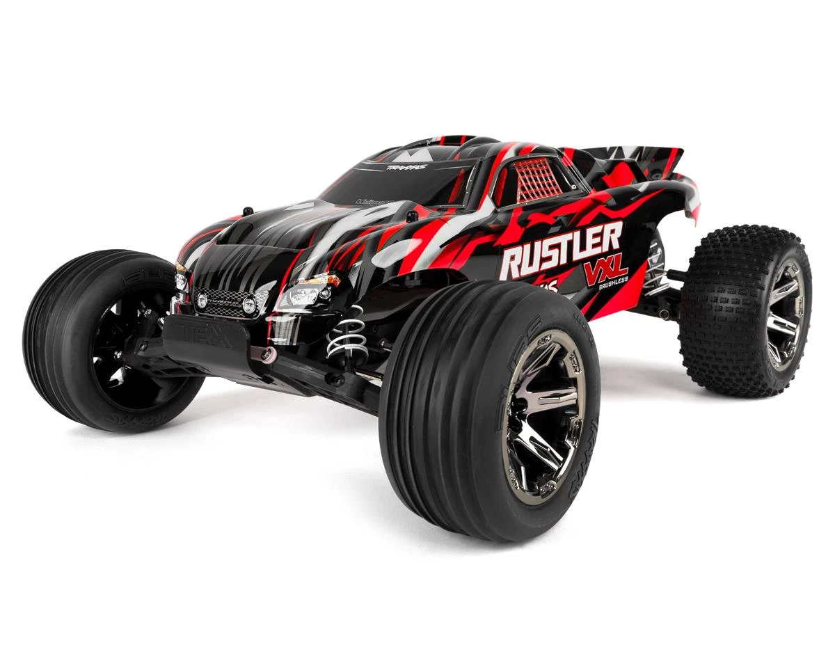 Traxxas Rustler VXL Brushless 1/10 RTR Stadium Truck (Red) w/Magnum 272R, TQi 2.4GHz Radio & TSM 3 Traxxas Rustler VXL Brushless 1/10 RTR Stadium Truck (Red) w/Magnum 272R, TQi 2.4GHz Radio & TSM