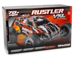 Traxxas Rustler VXL Brushless 1/10 RTR Stadium Truck (Red) w/Magnum 272R, TQi 2.4GHz Radio & TSM 15 Traxxas Rustler VXL Brushless 1/10 RTR Stadium Truck (Red) w/Magnum 272R, TQi 2.4GHz Radio & TSM -Deals Traxxas Store tra37076 74 red 6
