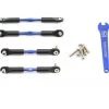 Traxxas Aluminum Turnbuckle Camber Link Set (Blue) (4)