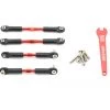 Traxxas Aluminum Turnbuckle Camber Link Set (Red) (4)