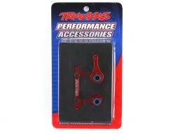 Traxxas Aluminum Steering Bellcrank Set w/Bearings (Red) -Deals Traxxas Store tra3743x 1