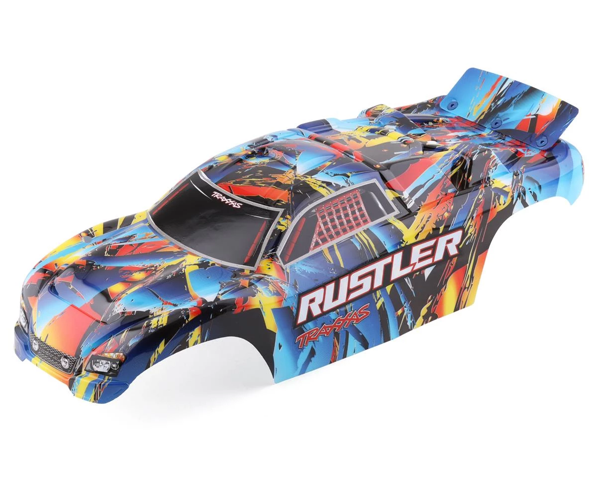 Traxxas Rustler Pre-Painted Body (Rock n' Roll) 3 Traxxas Rustler Pre-Painted Body (Rock n' Roll)