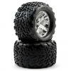 Traxxas Talon Pre-Mounted 2.8" Tires w/All-Star Front Wheels (2) (Chrome)
