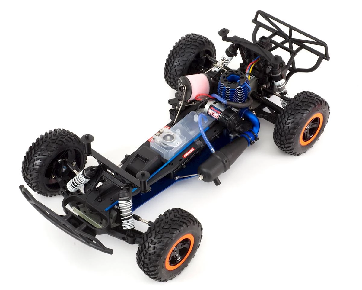Traxxas Nitro Slash 3.3 1/10 2WD RTR SC Truck (Mark Jenkins) w/TQ 2.4GHz Radio, TSM, Battery & DC Charger 4 Traxxas Nitro Slash 3.3 1/10 2WD RTR SC Truck (Mark Jenkins) w/TQ 2.4GHz Radio, TSM, Battery & DC Charger - Image 2