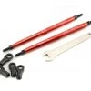 Traxxas Aluminum Toe Link Rear Tubes (Red) (2)