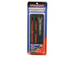 Traxxas Aluminum Toe Link Rear Tubes (Red) (2) -Deals Traxxas Store tra5143r 1