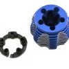 Traxxas Cooling head, PowerTune (machined aluminum, blue-anodized) (TRX 2.5 and 2.5R)/ head prot -Deals Traxxas Store tra5237
