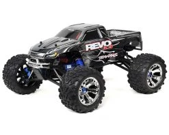 Traxxas Revo 3.3 4WD RTR Nitro Monster Truck w/TQi (Silver) 2.4Ghz Radio, TSM, Batteries & DC Charger