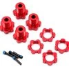 Traxxas 17mm Splined Wheel Hub Set (Red) (4) -Deals Traxxas Store tra5353r