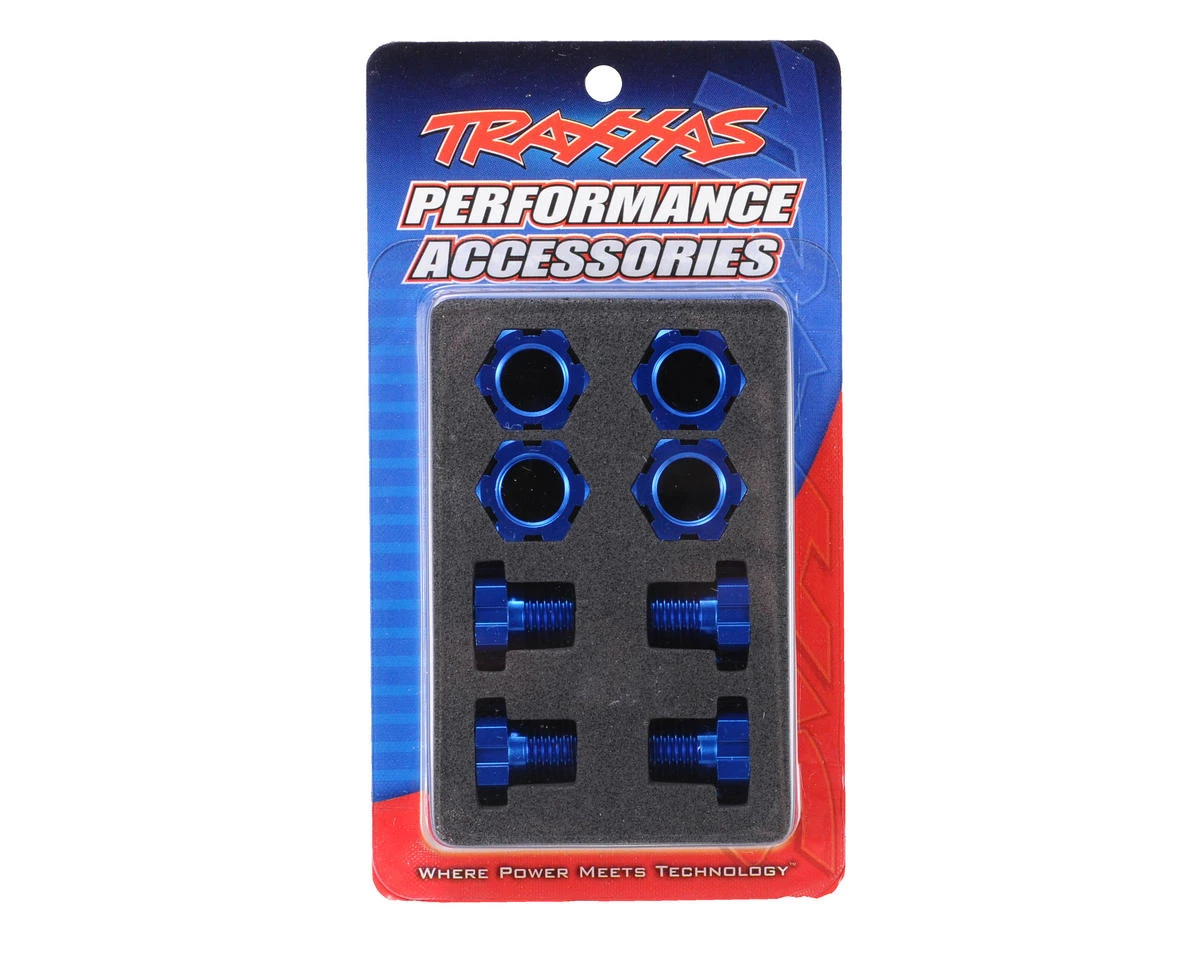 Traxxas 17mm Splined Wheel Hub Set (Blue) (4) 4 Traxxas 17mm Splined Wheel Hub Set (Blue) (4) - Image 2