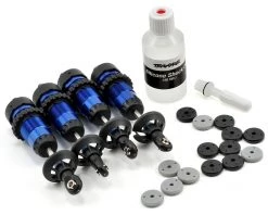 Traxxas Aluminum GTR Shock Set (Blue) (4)
