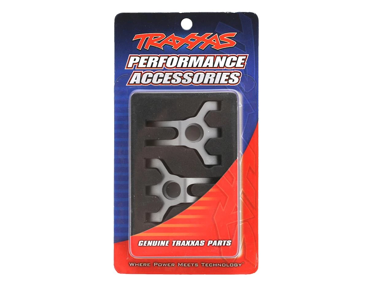 Traxxas Stub Axle Carriers, Blue Aluminum (Jato) 4 Traxxas Stub Axle Carriers, Blue Aluminum (Jato) - Image 2