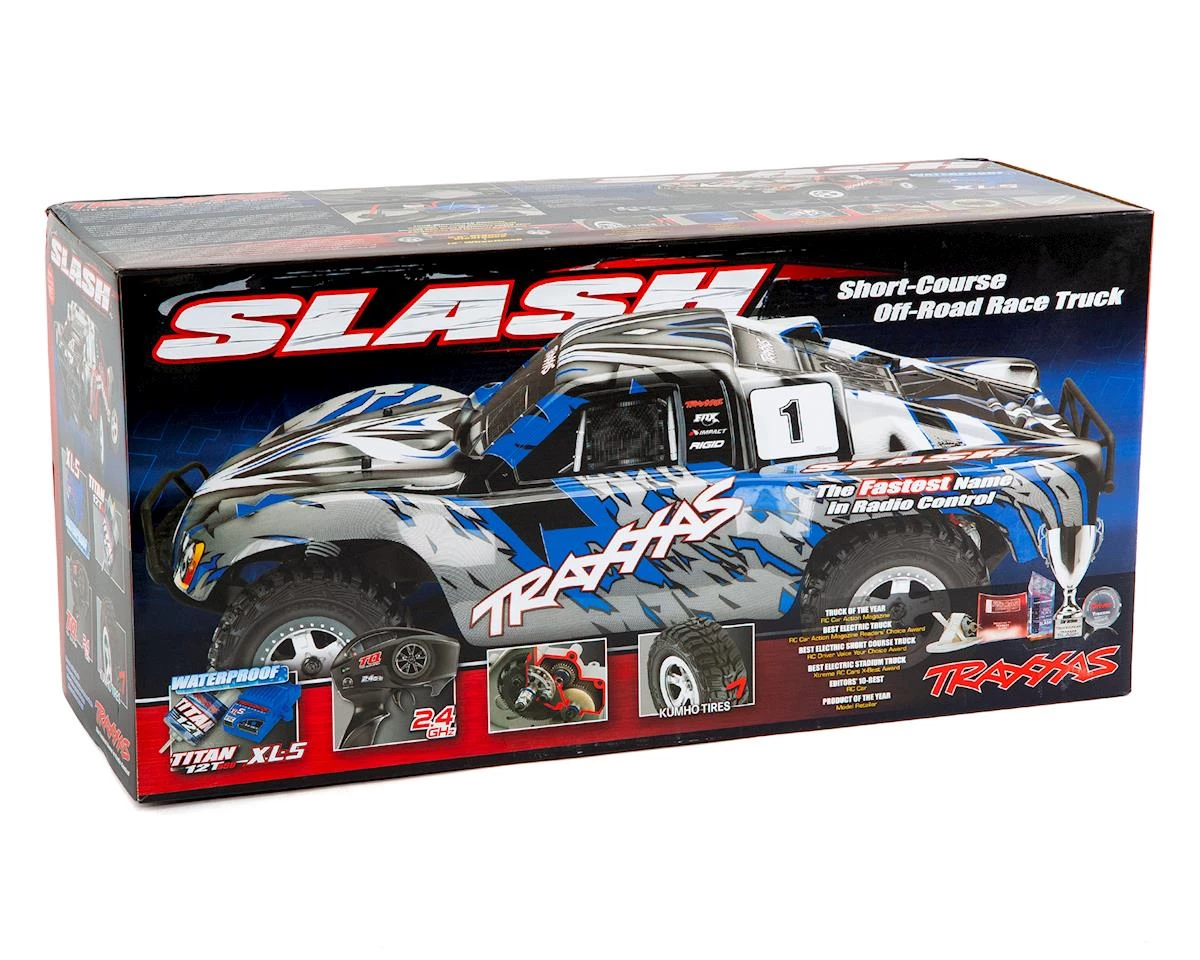 Traxxas Slash 1/10 RTR Electric 2WD Short Course Truck (Blue) w/TQ 2.4GHz Radio System 9 Traxxas Slash 1/10 RTR Electric 2WD Short Course Truck (Blue) w/TQ 2.4GHz Radio System - Image 7