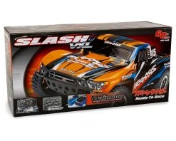 Traxxas Slash VXL 1/10 RTR 2WD Short Course Truck (Orange) w/TQi 2.4GHz Radio & TSM -Deals Traxxas Store tra58076 4 orngx 6