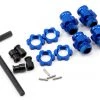 Traxxas Aluminum 17mm Wheel Adapter Set (Blue) (4) -Deals Traxxas Store tra5853x