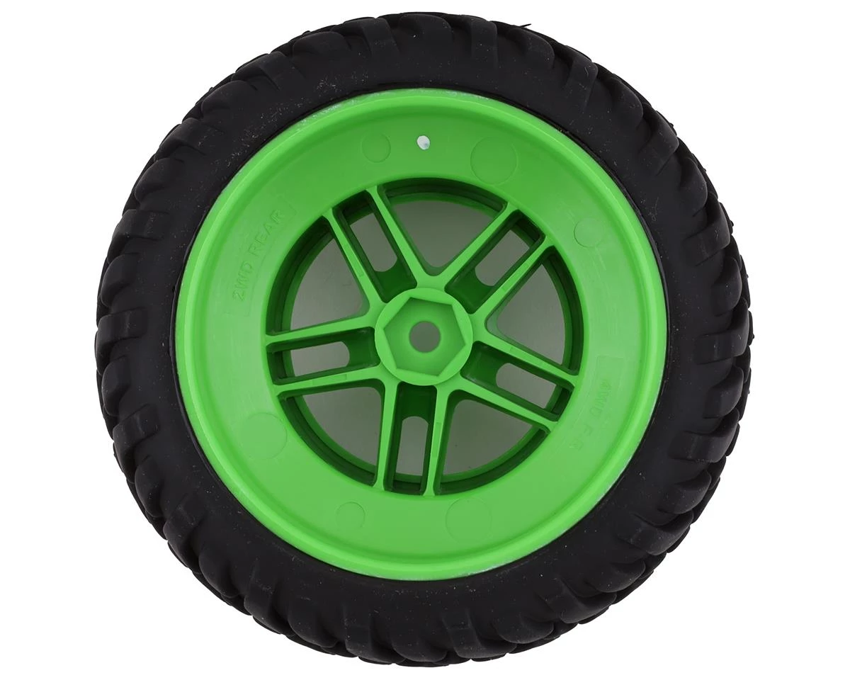 Traxxas SCT Off-Road Pre-Mounted Tires w/Split-Spoke Wheels (Green) 4 Traxxas SCT Off-Road Pre-Mounted Tires w/Split-Spoke Wheels (Green) - Image 2