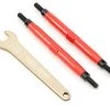 Traxxas 88mm Aluminum Front/Rear Toe Link Set (Red) (2) (Slayer Pro)