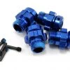 Traxxas 17mm Aluminum Splined Wheel Hub Set (Blue) (4) -Deals Traxxas Store tra6469