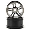 Traxxas Rear Wheels (2) (Black Chrome) -Deals Traxxas Store tra6476