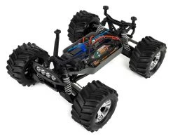 Traxxas Stampede 4X4 LCG 1/10 RTR Monster Truck (Blue) w/LED Lights, TQ 2.4GHz Radio, Battery & DC Charger -Deals Traxxas Store tra67054 61 blu 1