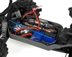 Traxxas Stampede 4X4 LCG 1/10 RTR Monster Truck (Blue) w/LED Lights, TQ 2.4GHz Radio, Battery & DC Charger -Deals Traxxas Store tra67054 61 blu 4