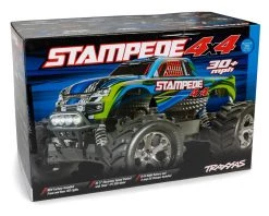 Traxxas Stampede 4X4 LCG 1/10 RTR Monster Truck (Red) w/LED Lights, TQ 2.4GHz Radio, Battery & DC Charger -Deals Traxxas Store tra67054 61 red 6