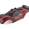 Traxxas Rustler 4X4 Pre-Painted Body w/Clipless Mounting (Red)