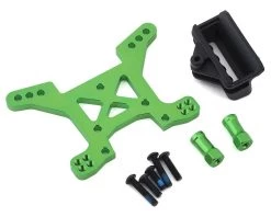 Traxxas Aluminum Rustler 4X4 Front Shock Tower (Green)
