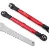 Traxxas Rustler 4X4 87mm Aluminum Toe Link (Red) (2)