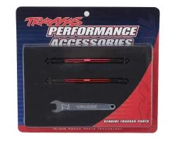 Traxxas Rustler 4X4 87mm Aluminum Toe Link (Red) (2) -Deals Traxxas Store tra6742r 1
