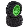 Traxxas Talon EXT TSM 2.8" Pre-Mounted Tires w/RXT Wheels (2) (Green) -Deals Traxxas Store tra6773g