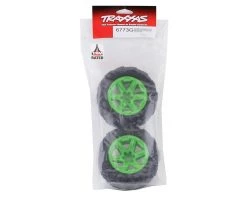 Traxxas Talon EXT TSM 2.8" Pre-Mounted Tires w/RXT Wheels (2) (Green) -Deals Traxxas Store tra6773g 2