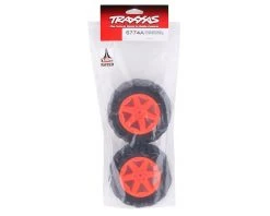 Traxxas Talon EXT 2.8" Pre-Mounted Rear Tires w/RXT Wheels (2) (Orange) (2wd Electric Rear) -Deals Traxxas Store tra6774a 2