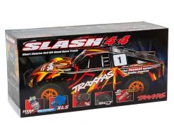 Traxxas Slash 4X4 RTR 4WD Brushed Short Course Truck (Orange) w/TQ 2.4GHz Radio, Battery & DC Charger -Deals Traxxas Store tra68054 1 orng 6