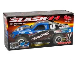 Traxxas Slash 4X4 VXL Brushless 1/10 4WD RTR Short Course Truck (Vision) w/TQi & TSM -Deals Traxxas Store tra68086 4 visn 6