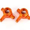 Traxxas Aluminum Steering Block Set (Orange) (2)