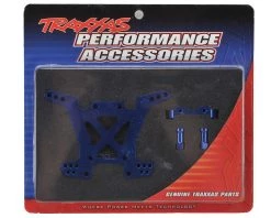 Traxxas Aluminum Rear Shock Tower (Blue) -Deals Traxxas Store tra6838x 1