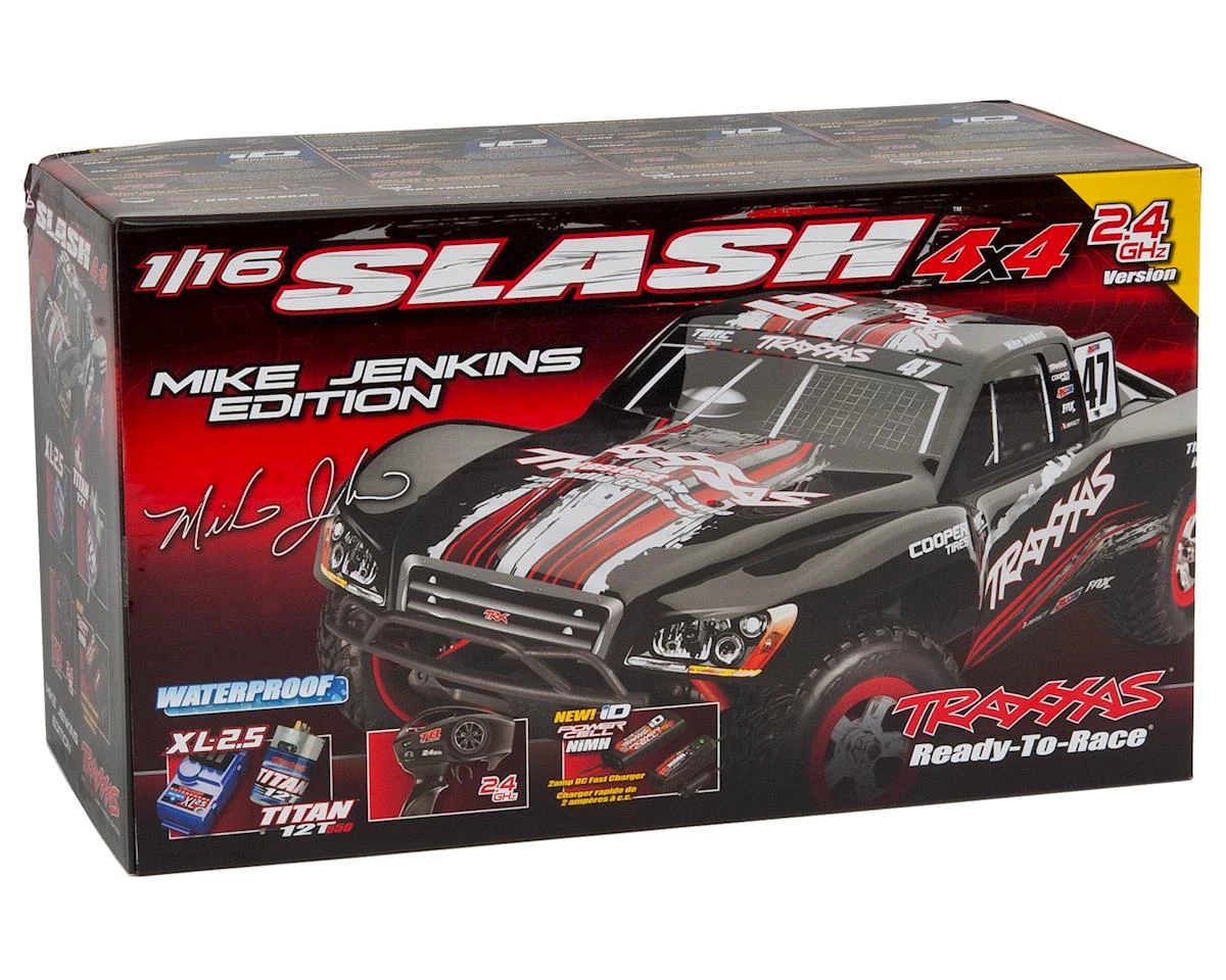 Traxxas Slash 4x4 1/16 4WD RTR Short Course Truck (Mike Jenkins) w/TQ 2.4GHz Radio, Battery & DC Charger 9 Traxxas Slash 4x4 1/16 4WD RTR Short Course Truck (Mike Jenkins) w/TQ 2.4GHz Radio, Battery & DC Charger - Image 7