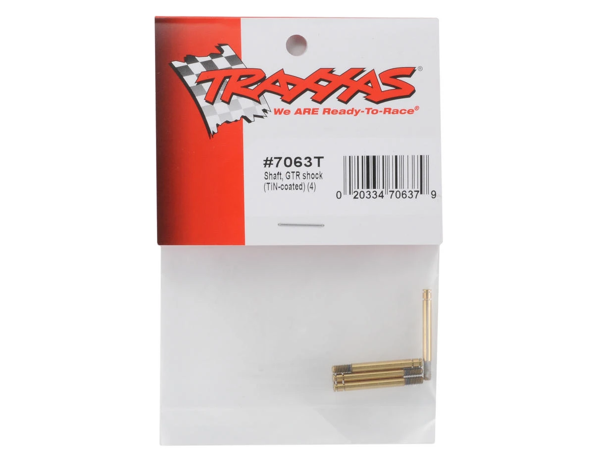 Traxxas GTR Ti-Nitride Shock Shaft (4) 4 Traxxas GTR Ti-Nitride Shock Shaft (4) - Image 2