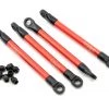 Traxxas Aluminum Push Rods (Red) (4)